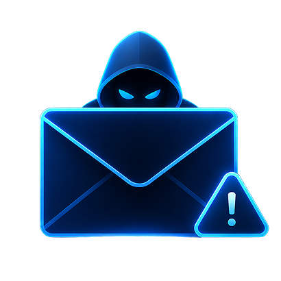 Hacker sending fraudulent emails impersonating your brand