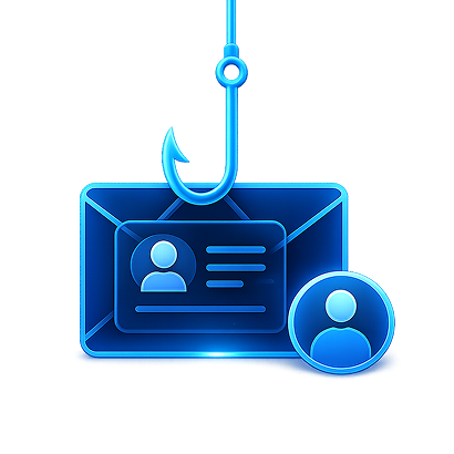 Phishing hook stealing identity credentials at scale