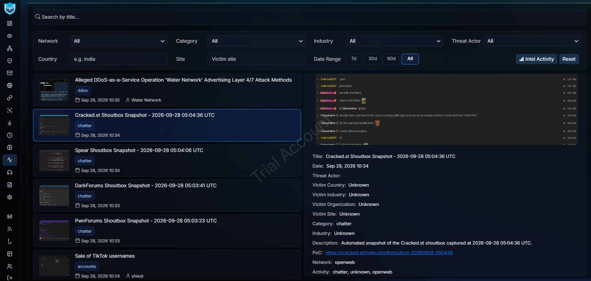 Security Pulse dashboard in TechOwl Shield