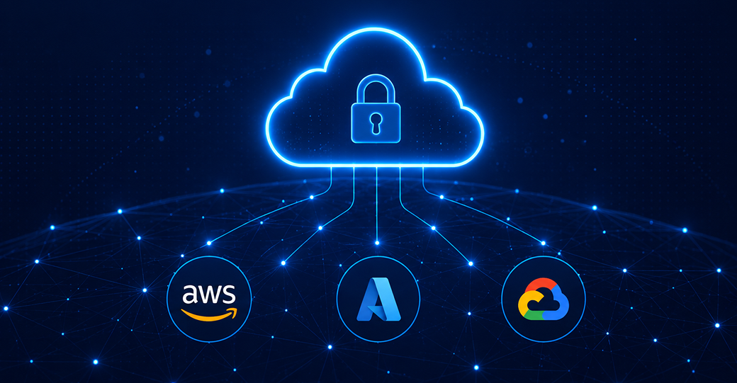 Cloud connected to AWS, Azure and Google Cloud