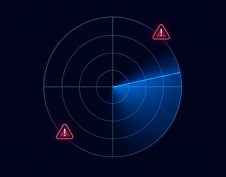 Radar scan flagging emerging vendor risks