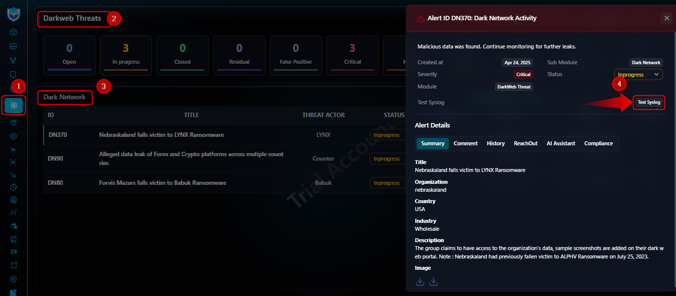 Dark Network screenshot