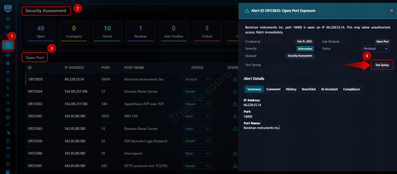 Open Port screenshot