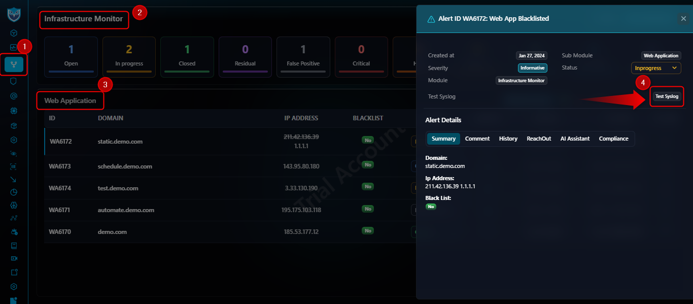 Web Application screenshot